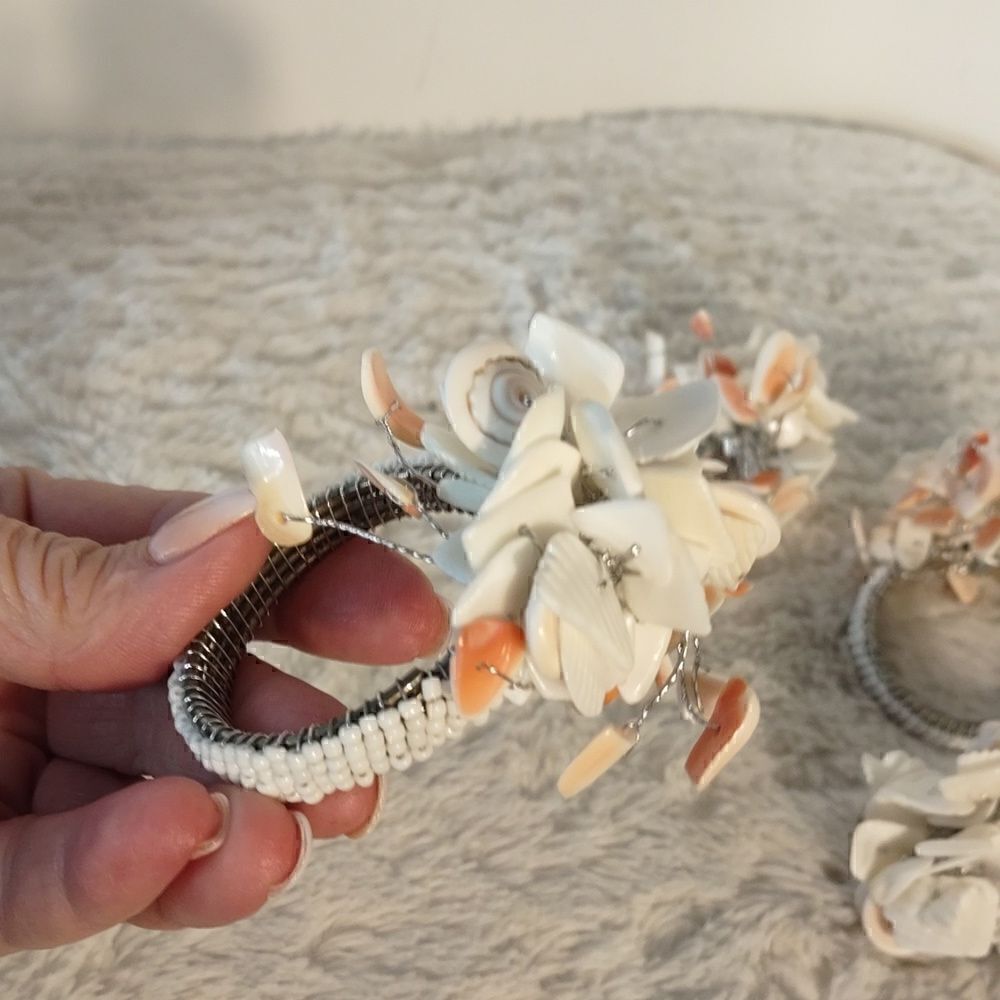 Sea Shell Napkin Rings Set of 4 - Picture 4 of 5